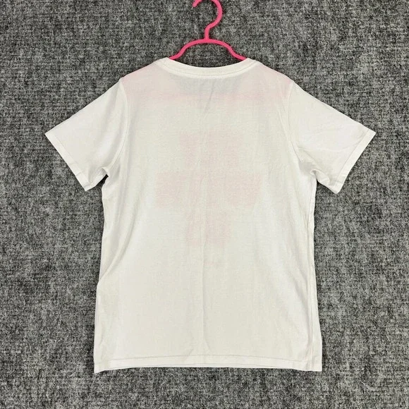 Nike Boys Fly With Us Dri-fit Shirt Medium White Tee Youth Basketball Sports - Picture 3 of 8